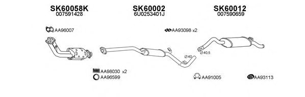 VENEPORTE 600044 Exhaust System